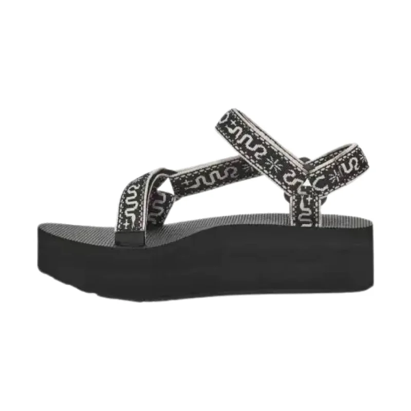 Teva Women's Flatform Sandal - Bandana Black/ Birch