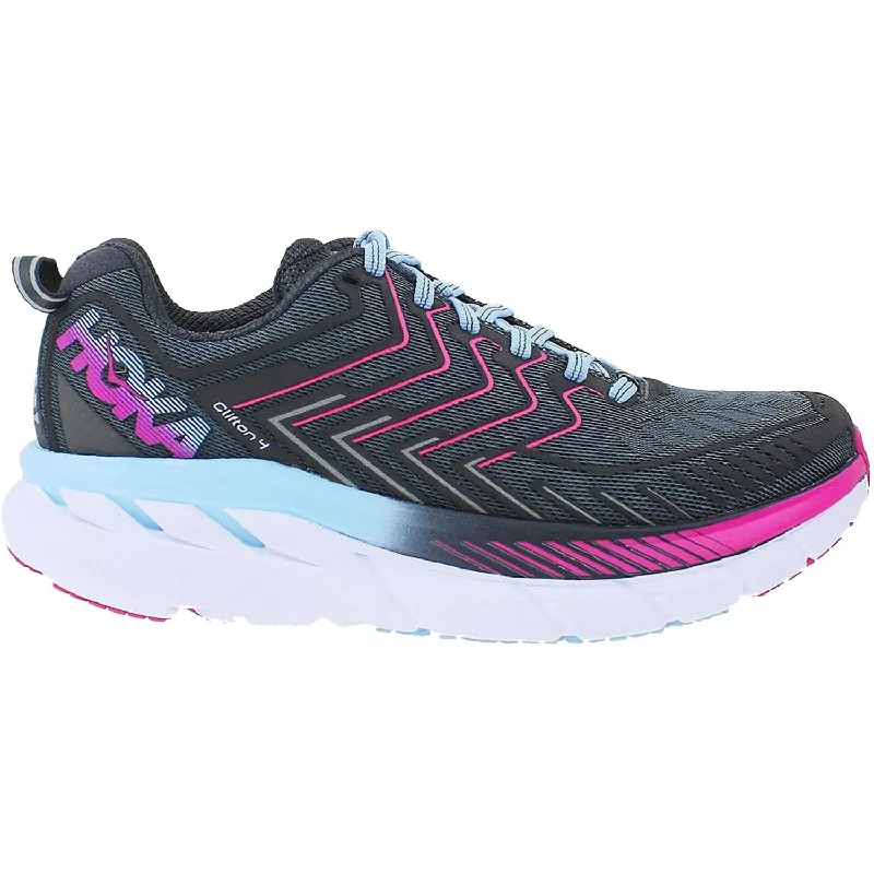 Women's Hoka One One Clifton 4 Rock/Asphalt Mesh