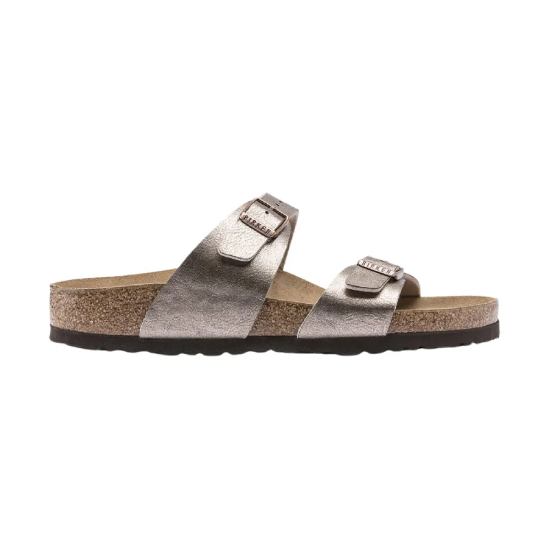 Birkenstock Sydney Sandal - Birko Flor Graceful Taupe