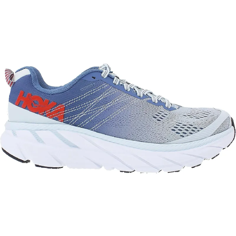 Women's Hoka One One Clifton 6 Plein Air/Moonlight Blue Mesh