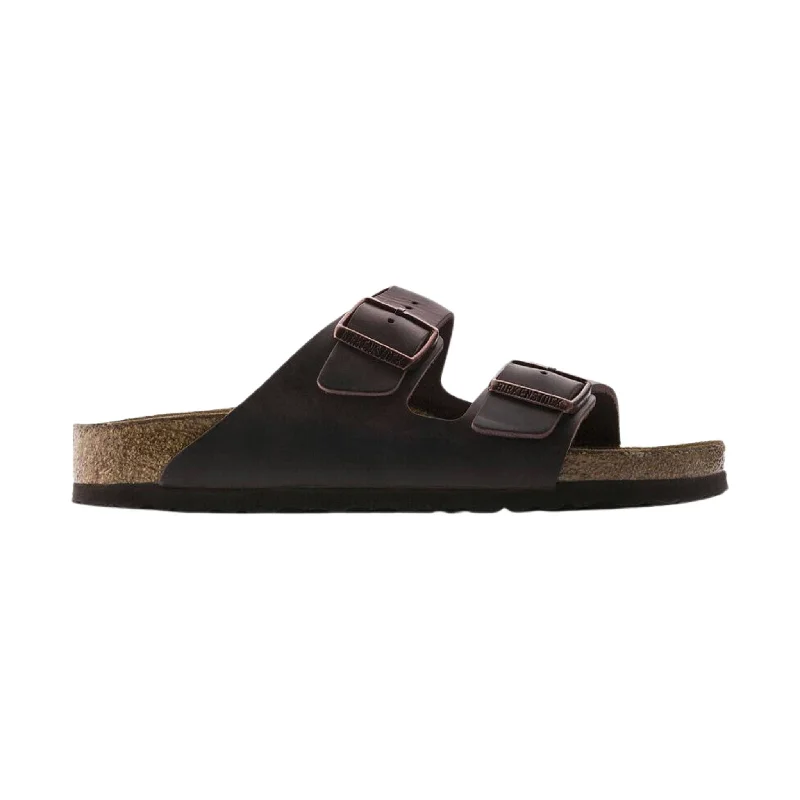 Brikenstock Arizona Soft Footbed Sandal - Oiled Leather Habana