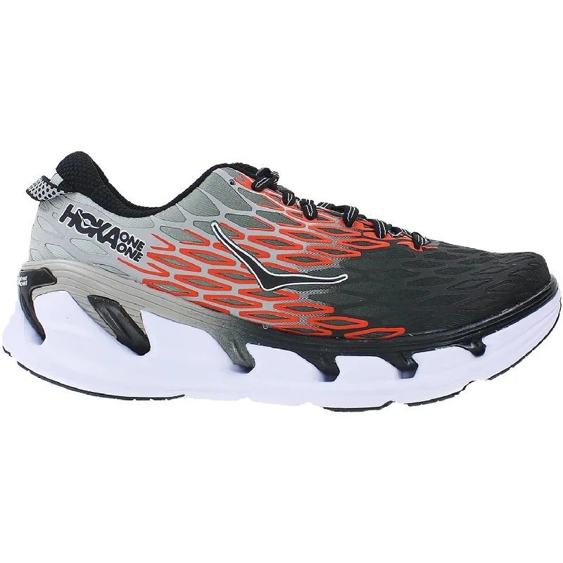 Men's Hoka One One Vanquish 2 Grey/Orange Flash Mesh