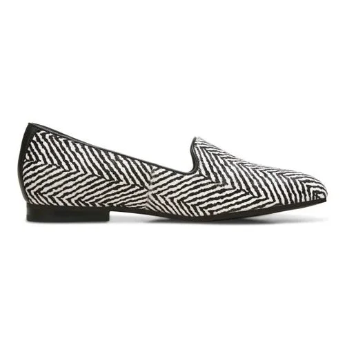 WOMEN'S VIONIC WILLA FLAT | BLACK / WHITE