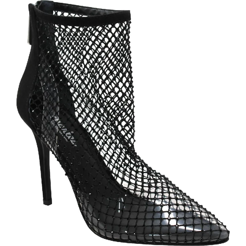 Charles by Charles David Pursue Women's Mesh Embellished Stiletto Booties