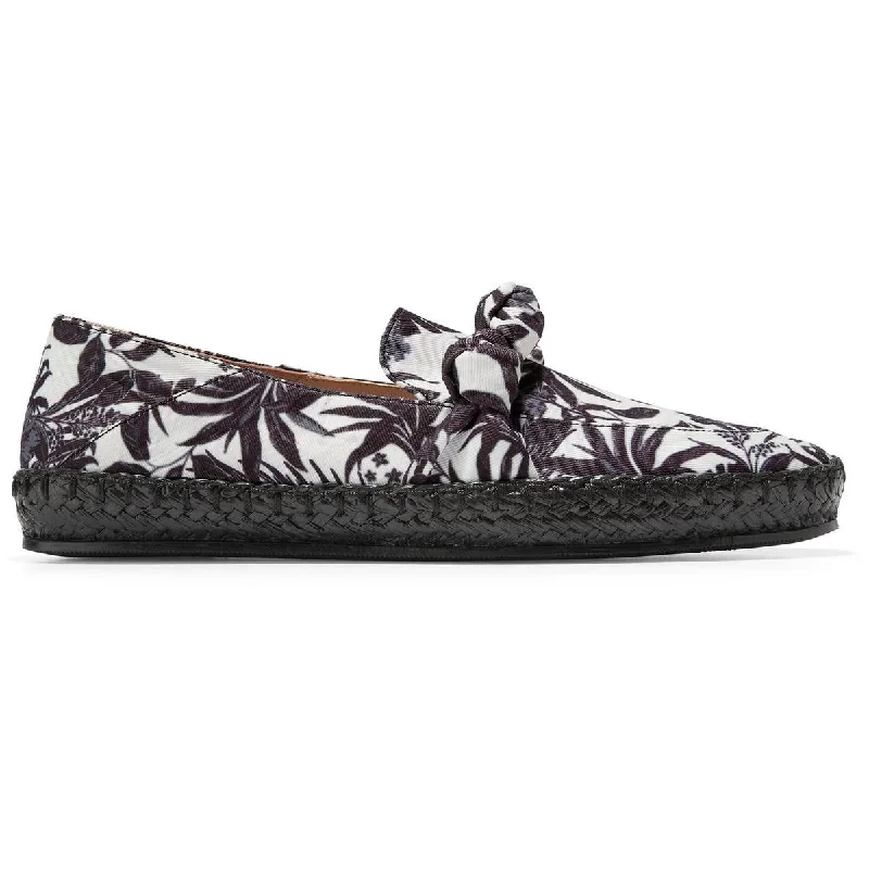 Cole Haan Womens Knott Canvas Floral Print Loafers