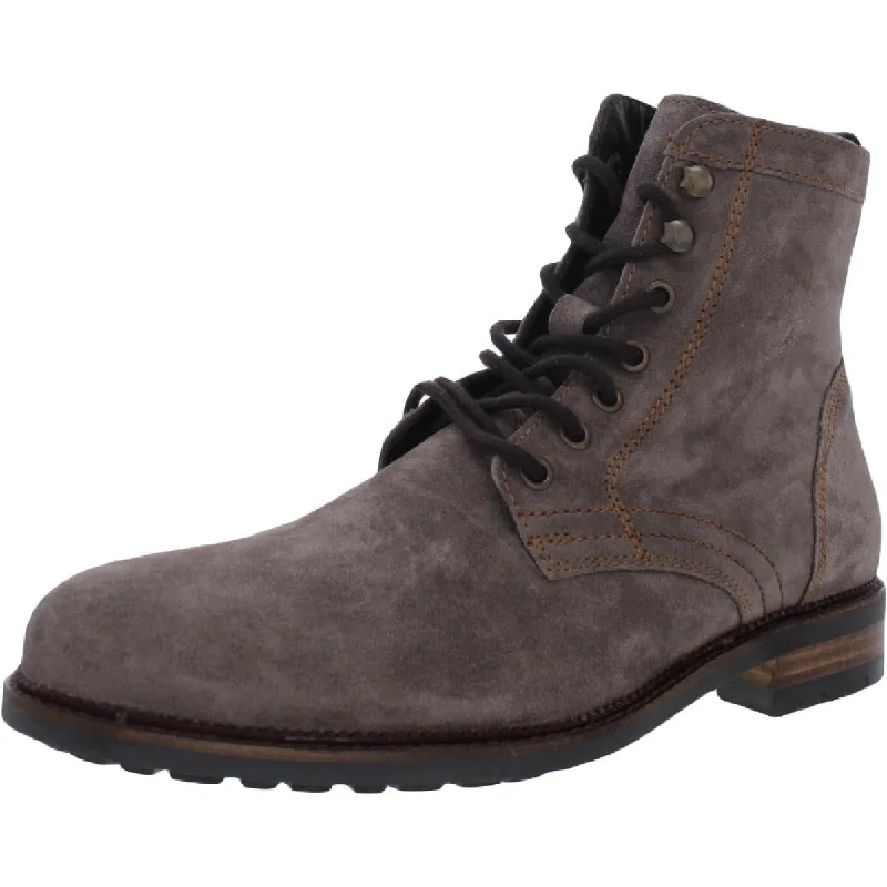 Dr. Scholl's Shoes Mens Calvary Suede Zipper Ankle Boots