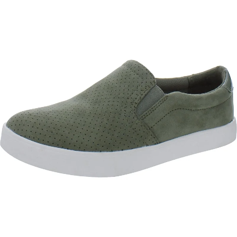 Dr. Scholl's Shoes Womens BHFO Faux Suede Slip On Casual and Fashion Sneakers