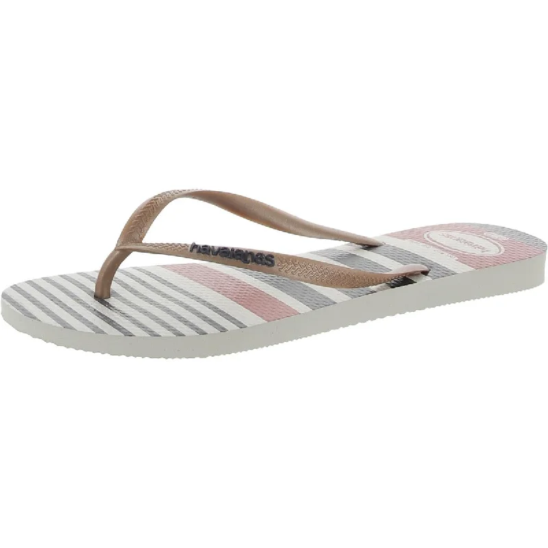 Havaianas Womens Alpargatae Flat Slip On Flip-Flops