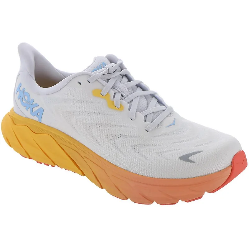 Hoka One One Womens Arahi 6 Mesh Fitness Athletic and Training Shoes