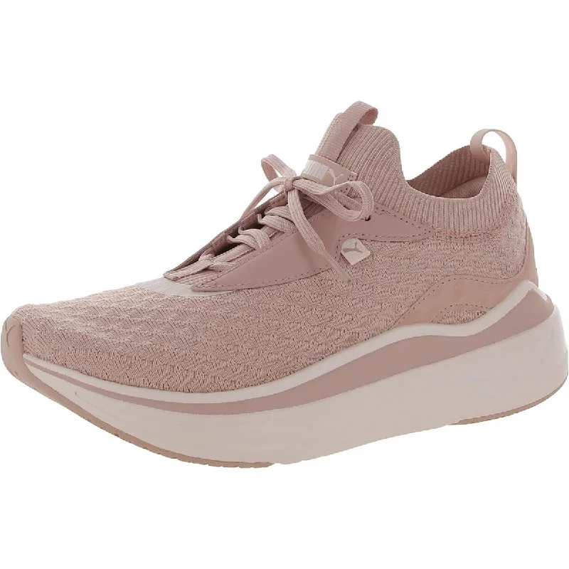 Puma Womens Softride Stakd Premium Knit Lifestyle Casual And Fashion Sneakers