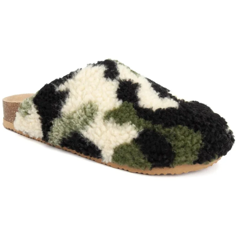 Sugar Womens Ultra Faux Fur Comfort Insole Clogs