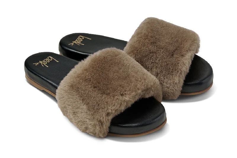 BAZA SHEARLING - Bronze/Black