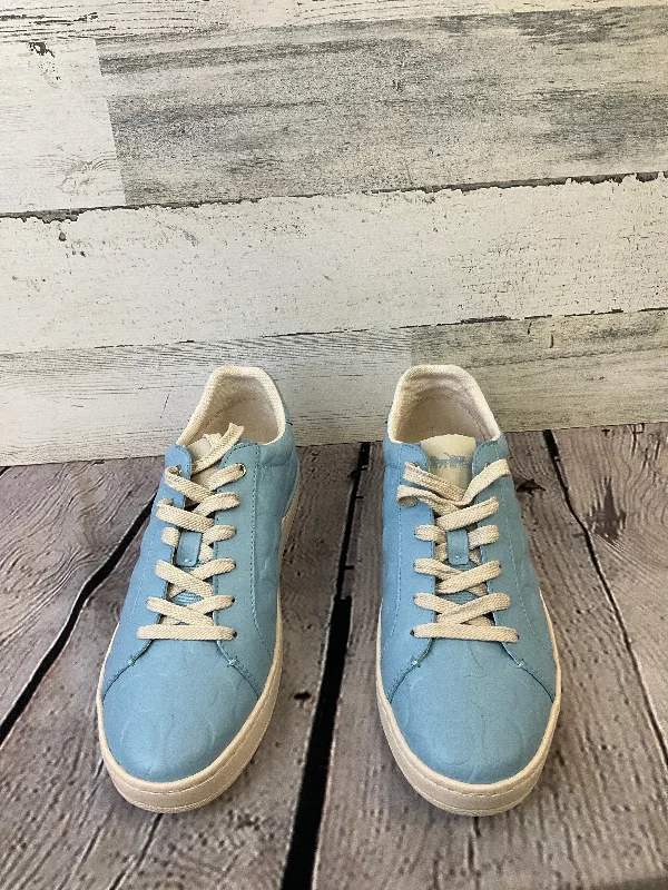 Blue Shoes Sneakers Coach, Size 9.5