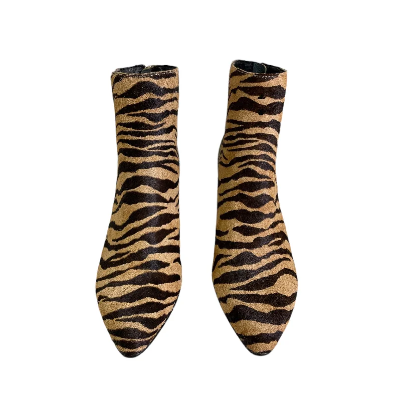 Boots Ankle Heels By Dolce Vita In Animal Print, Size:7