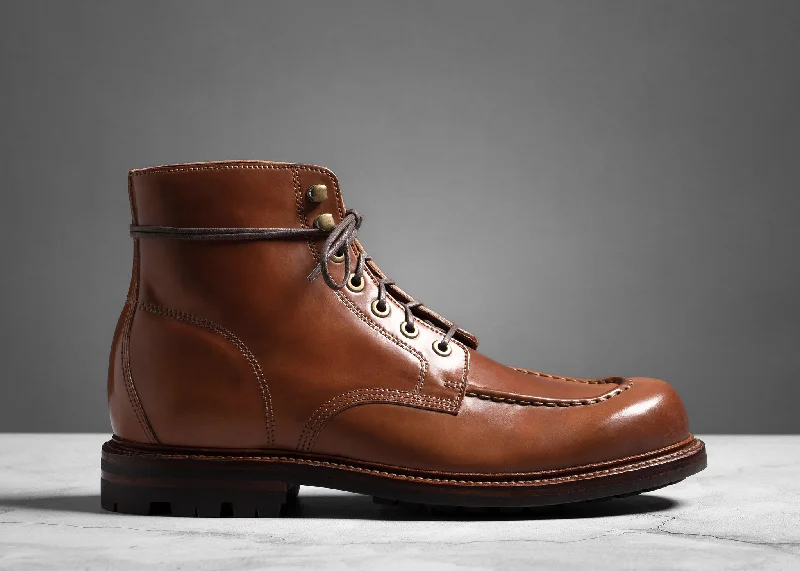 Brass Boot Honey Glazed Shell Cordovan