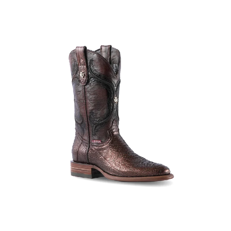 Texas Country Exotic Boot Python Paris Tacoma Toe PN101