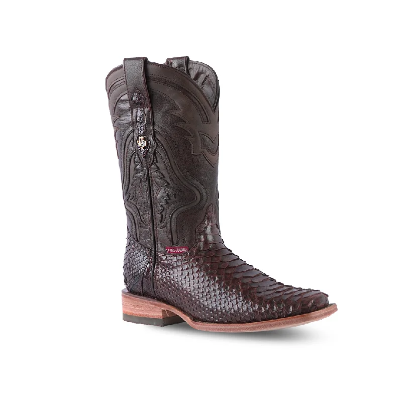 Texas Country Exotic Boot Python Cafe PN100