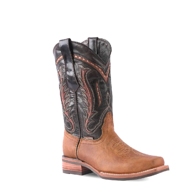 Texas Country  Western Boot Cater Miel Rodeo Toe E28