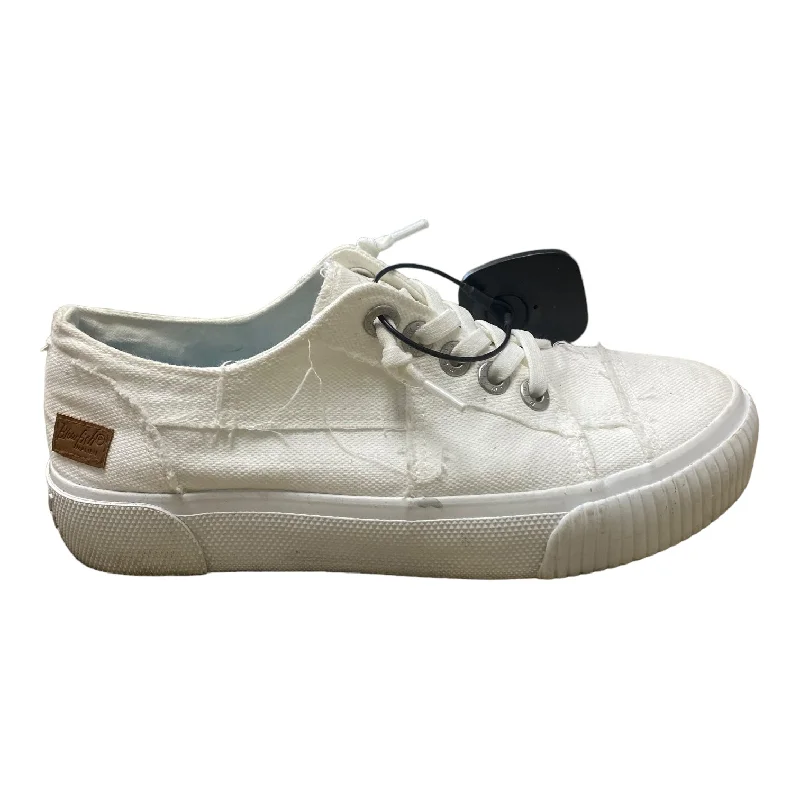 White Shoes Sneakers Blowfish, Size 6.5